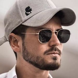Hexagon Men Women Sunglasses Square Polygon Sun Glasses Brand Designer Retro